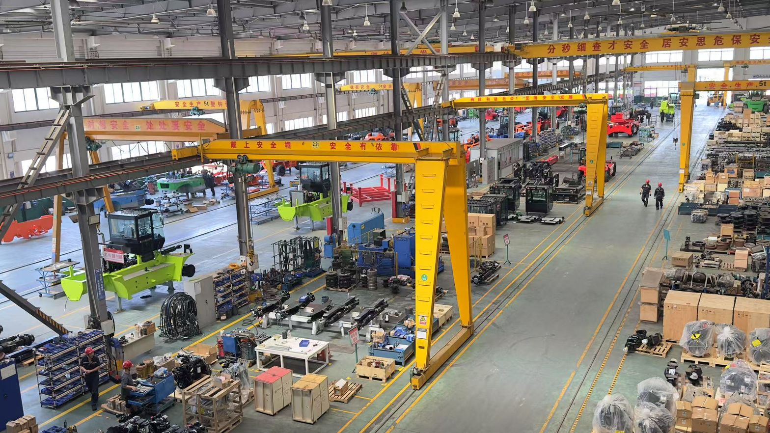 Aerial view of SINOFORKLIFT manufacturing facility